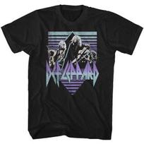 Def Leppard Sing It Live On Stage Men's T Shirt Rock Band Music Merch M