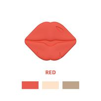 Red Beige Khaki Phone Lipstick Holder Silicone Phone Protective Case Mobile Phone Case  Women Girls raudona