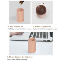 Small Essential Oil Diffuser Beech Wood Wood Aroma Diffuser Wooden Fragrance Diffuser  Bedroom Use
