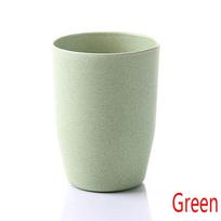 Fashion Bathroom Thick Circular Toothbrush Holder Toothpaste Cup Tumbler Tooth Mug žalia