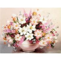 5D DIY Diamond Painting Flower Diamond Art Diamond Embroidery Complete Kit Full Round Drill Home Decoration Full Round 20x25CM