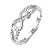 Amžinybės žiedai Sužadėtuvių žiedai Sterlingas Sidabras 925 Žiedai Moterims Sidabriniai Vestuviniai Lady Begalybės Papuošalai (Ri101804 ) 5