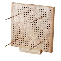 Nėrimo lenta Medinė nėrimo mezgimo lenta Kūrybinis DIY vilnonio mezgimo blokavimo kilimėlis Mezgimo formavimo lenta