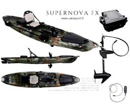 Supernova FX + 3Li MK2 variklis su 725 Wh baterija