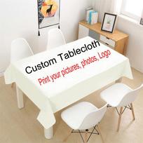 Individualus stalo užtiesalas Stalo dangalas Vestuvėms, vakarėliui, namų dekoravimui Stačiakampis Jūsų nuotrauka, vaizdas, logotipas Personalizuotas stalo užtiesalas 40x70cm white