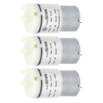 3Pcs Micro Diaphragm Pump Mini Vacuum Water Air Motor for Fish Tank DC 6V (VN2708PM)