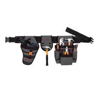 Heavy Duty Waterproof Tool Belt Bag With Multiple Pockets Adjustable For Jobsite Comfortable Lightweight 600D Cloth