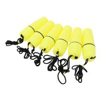 6PCS Kayak Container Bottle ABS Waterproof Portable Kayak Sealed Bottle Dry Canister with Hook Rope for Diving Snorkeling Surfing Kayaking Boating