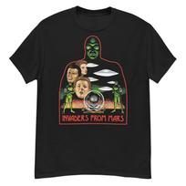 Invaders from Mars cult sci-fi film fan art t-shirt S
