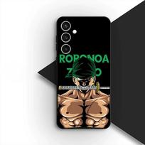 Telefono dėklas Samsung Galaxy S22 S21 S20 FE Ultra Plus A07 A17 A15 A16 A25 A57 A37 dėklas Sanji One Pieces Luffy Roronoa Zoro Samsung S20 FE black