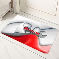 Snap-on TOOL TIPS Logo Carpet Mat Anti-Slip Backing Rug for Garage Auto Shop Home Decoration Tool Theme Oil Resistant Door Mat 40x60cm