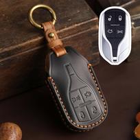 Car Key Case for Maserati Levante Ghibli Quattroporte GT Granturismo GranCabrio Cover Shell juoda