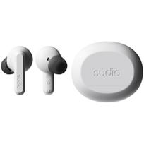 SUDIO A3 Pro Wireless Headphones with Microphone iOS Android Compatible ANC Noise Cancelling (Fog White) In-Ear (Bluetooth 5.4 / / & / Waterproof)
