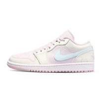 Jordan Air Jordan 1 Vanilla Lover Cushioning Breathable Low top Vintage Basketball Shoes Women's 553560-614(Team1713-) 40