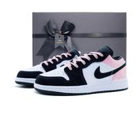 Jordan Air Jordan 1 žemi senoviniai krepšinio batai Unisex Juodi HF3188-106(Team448-1BOX) 36.5 black