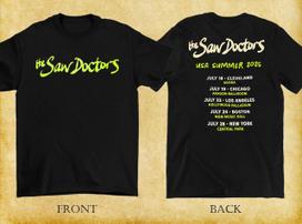Vintažiniai The Saw Doctors Grupės Marškinėliai Visų Dydžių S iki 5XL 2F984 XL