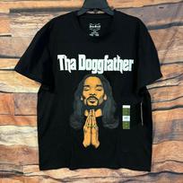 Dogg Supply Men's Black XL Tha Doggfather Snoop Dogg Cotton Blend Tee Unisex T-Shirt XXL black