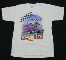Rare VTG QUICKLINE Sportswear Gateway 300 Wheel 2 Wheel Busch 1997 T Shirt 90s L L