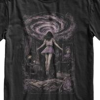 Retro Anime Portal T-Shirt, Y2K Cyberpunk Tee, Manga Aesthetic Top L