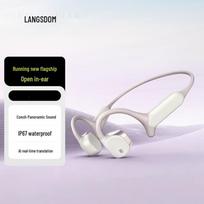 Lanston AirWave Max AI Translation Open-Ear Sports Headphones