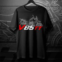 Vyriški ir moteriški marškinėliai Guzzi V85 TT- Motociklui XS