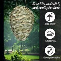 Fake Wasp Nest Fake Bees Hornet Nest Traps Hangable Woven Decoration Artificial Bee Hive For Porch Patio Orchard Outdoor Garden China Mainland