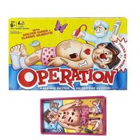 Operation Manipulation Surgical Electronic Cards Board Game Children Puzzle rožinė