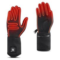 Unisex Rechargeable Battery-Powered Hand Warmer Lycra Neoprene Heated Thermo Glove Liner for Women Snowboarding Skiing Cycling XS/S juoda