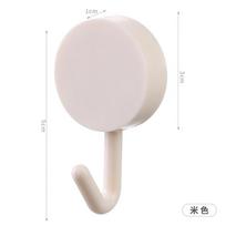 Creative Self Adhesive Waterproof Hooks Strong Adhesive Seamless Plastic Viscose Hook Hanger Kitchen Bathroom Hooks Clothes Hook 5CM