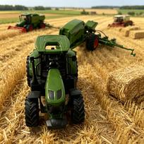 Toy Set of Farmer Truck And Seedling Machine Realistic Farm Simulation Fun Gifts for Children Family Entertainment Toy car set
