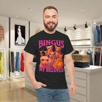 Men's and Women's T-shirts Bingus My Beloved Funny Sphinx Cat Meme Bootleg Graphic T-Shirt M