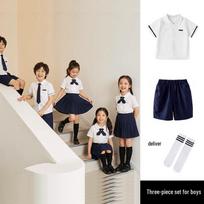 Thai Style JK School Uniform Costume for Children: Kindergarten to College Graduation 100cm