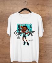 Men's and Women's T-shirts Patrick Ewing Caricature Men  White Short Sleeve All Size S to 5XL XS