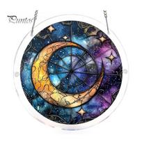 Collectible Puzzle Piece Acrylic Suncatcher, Artistic Window Hanging Ornament, 7.48 Inch Sun Gift for Adults Catcher Decoration, Ideal Gifting E