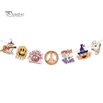 Festive Halloween Accessories Decorations, Banner Cake Toppers, Hanging Swirls with Party Decor Ghost Pumpkin Skull, Indoor Outdoor Eye-catching Items 2