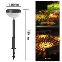 Solar UFO Garden Projection Lamp Set