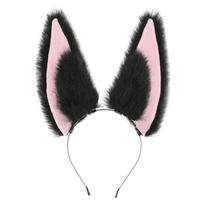 Cosplay Headband With Fluffy Plush Material Handmade Decorative Hair Accessory