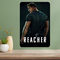 Reacher TV laida Metalinis plakatas 20x30cm（7.8x11.8inch） gray