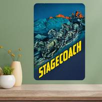 Stagecoach Klasikinio filmo metalinis plakatas 20x30cm（7.8x11.8inch）