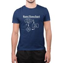 FlowChart Sarcastic Rum Whiskey Lovers Tee Friday Night Clubing Unisex T-Shirt XL
