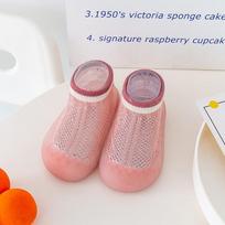 Spring/Summer 2024 Breathable Non-slip Baby Walker Shoes - Soft-soled Mesh Socks