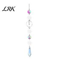 Lightweight Wind Chime Silver Crystal Suncatcher, Star Moon Sun Hanging Ornament, Light Catcher Prism Durable Decoration, Dreamy Decor for Kids G