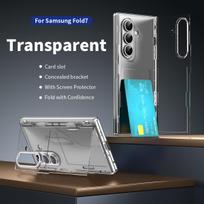 case for Samsung Z TriFold Three-fold clamshell card holder with full-wrap protective case and film tough shell Shock Proof Samsung Galaxy Z TriFold skaidri