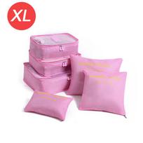 6PCS Large Travel Organizer Set Portable Luggage Storage Bags for Clothes Shoes Makeup Suitcase Packing Cubes for Travel Use