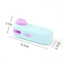 Home Use Rechargeable Sealer Vacuum Sealer Snacks Plastic Bag Heat Sealer Portable Mini Sealer 2 in 1 Heat Sealer for Snacks šviesiai mėlyna spalva