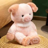 New Arrival Fuzzy Animal Pig Fox Bear Plushies Soft Cute Stuffed Plush Toy Kawaii Bear Doll For Girl Boy 22cm