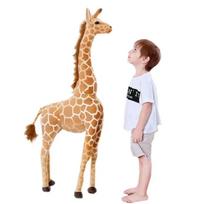 35–120 cm Milžiniškos tikrosios žirafos pliušiniai žaislai Aukštos kokybės kimšiniai gyvūnai Lėlės Minkšti Vaikai Vaikų Kūdikio Gimtadienio Dovana Kambario dekoras about 30cm