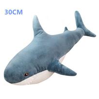 140cm Giant Big Funny Soft Bite Shark Plush Toy Stuffed Cute Animal Reading Pillow Appease Cushion Doll Gift For Children Baby gray