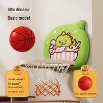 Indoor Baby Basketball Hoop for Ages 1-3, No-Punch Suction Cup Design Includes 1 Ball