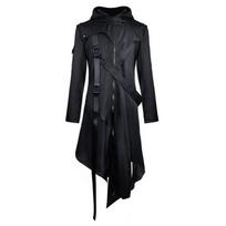 Elegant Gothic Swallow-tail Coat For Men Perfect Cosplay Costume Halloween Uniform M